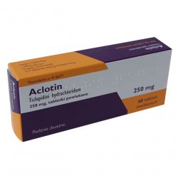 Аклотин (Тиклопидин, Тикло) 250мг 60шт в Костроме и области фото